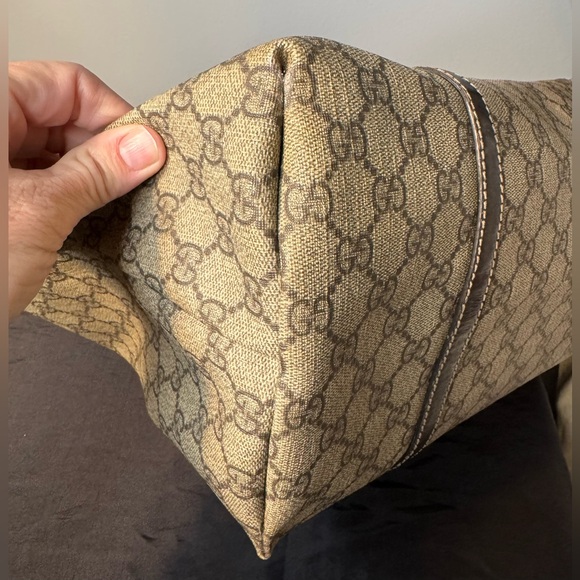 Gucci GG Supreme Monogram Coated Canvas Large Tote Bag with COA - Picture 17 of 17